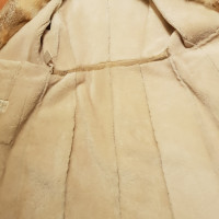 Ermanno Scervino Manteau avec garniture en fourrure