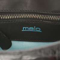 Malo Handbag Patent leather in Black