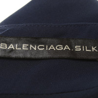 Balenciaga Silk dress in blue