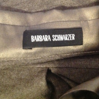 Barbara Schwarzer Blousejurk van wol / zijde