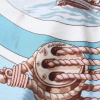 Hermès Zijden sjaal met een maritiem thema