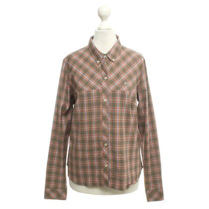 Lacoste Shirt blouse with check pattern