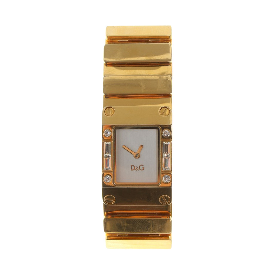 D&G Gold colored clock