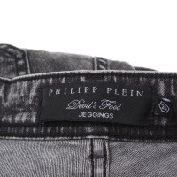 Philipp Plein Jeans mit Schmuckstein-Applikation