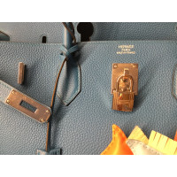 Hermès Birkin Bag 40 Leather in Blue
