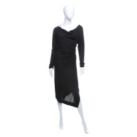 Vivienne Westwood Vestito nero con drappeggio