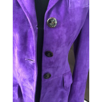 Ralph Lauren Veste en daim en violet