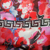 Versace Multi-gekleurde zijde broek