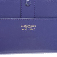 Giorgio Armani Sac à main/Portefeuille en Cuir en Violet