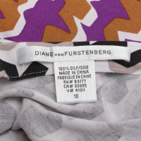 Diane Von Furstenberg Jurk met kleurrijke patronen