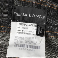 Rena Lange Black Denim Skirt