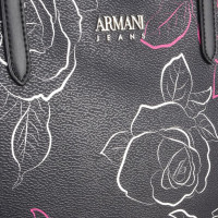 Armani Jeans Shopper mit Blumenmuster