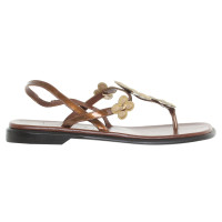 Louis Vuitton Sandalen in Bruin