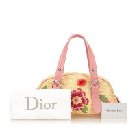 Christian Dior Handtasche mit Blumenapplikation