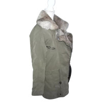 Drykorn Jacket / coat made of fur in olive