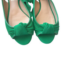 Moschino Love Sandals Canvas in Green