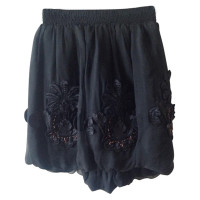 Fendi Black silk skirt