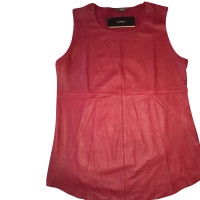 Maliparmi Vest Leather in Red