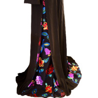 Burberry zijden jurk met bloemenborduurwerk