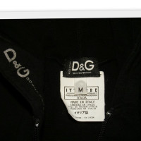 D&G Felpa con cappuccio Full Zip nera