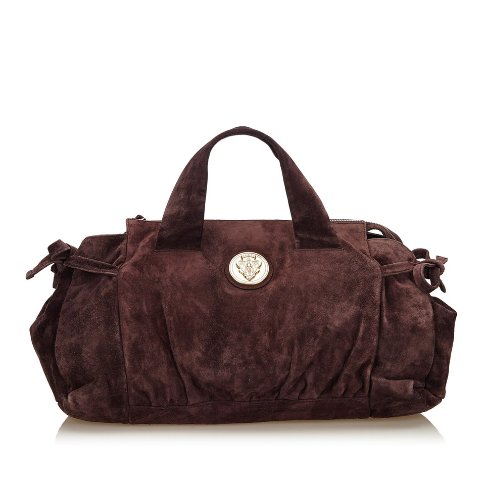 Gucci Hysteria Bag aus Wildleder in Bordeaux