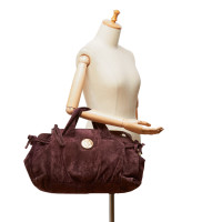 Gucci Hysteria Bag aus Wildleder in Bordeaux