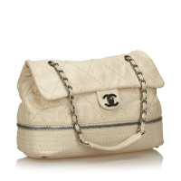 Chanel Mademoiselle en Cuir en Blanc