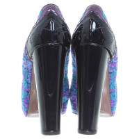 Missoni pumps met haak items 