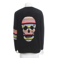 Skull Cashmere Sweater with motif print