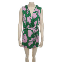 Diane Von Furstenberg Silk jumpsuit green / pink