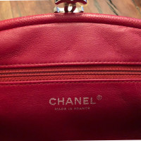 Chanel Timeless Clutch Leather in Red