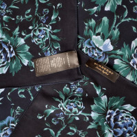 Burberry silk scarf with floral pattern