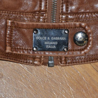 Dolce & Gabbana Veste en cuir