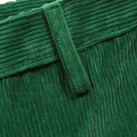 Staud Paire de Pantalon en Coton en Vert