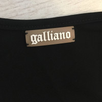 John Galliano black dress