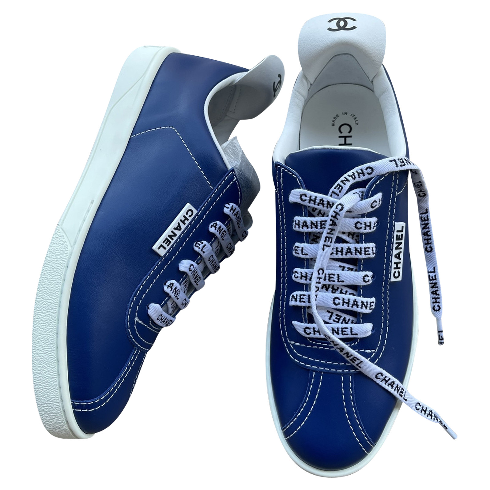 Chanel Sneakers aus Leder in Blau - Second Hand Chanel Sneakers aus Leder  in Blau gebraucht kaufen für 750€ (7166053)