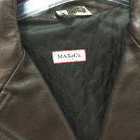Max & Co manteau de cuir