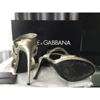 Dolce & Gabbana sandales couleur argent