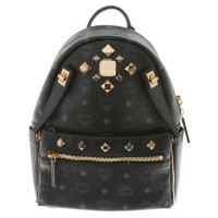 Mcm Backpack with logo pattern