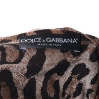 Dolce & Gabbana Strickjacke mit Leoparden-Print