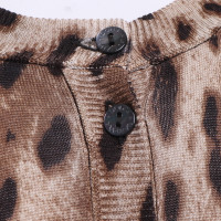 Dolce & Gabbana Strickjacke mit Leoparden-Print