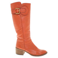 Chloé Boots in orange