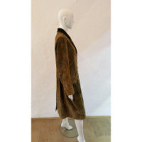 Hermès leather coat