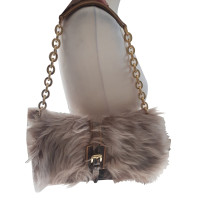 Longchamp Shoulder bag with lambskin trimming