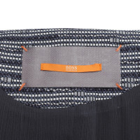 Boss Orange Tweed Blazer in Blauw / Wit