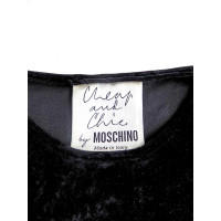 Moschino Cheap And Chic Camicetta di velluto nera