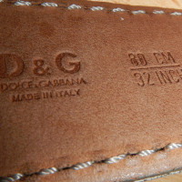 D&G leather belt