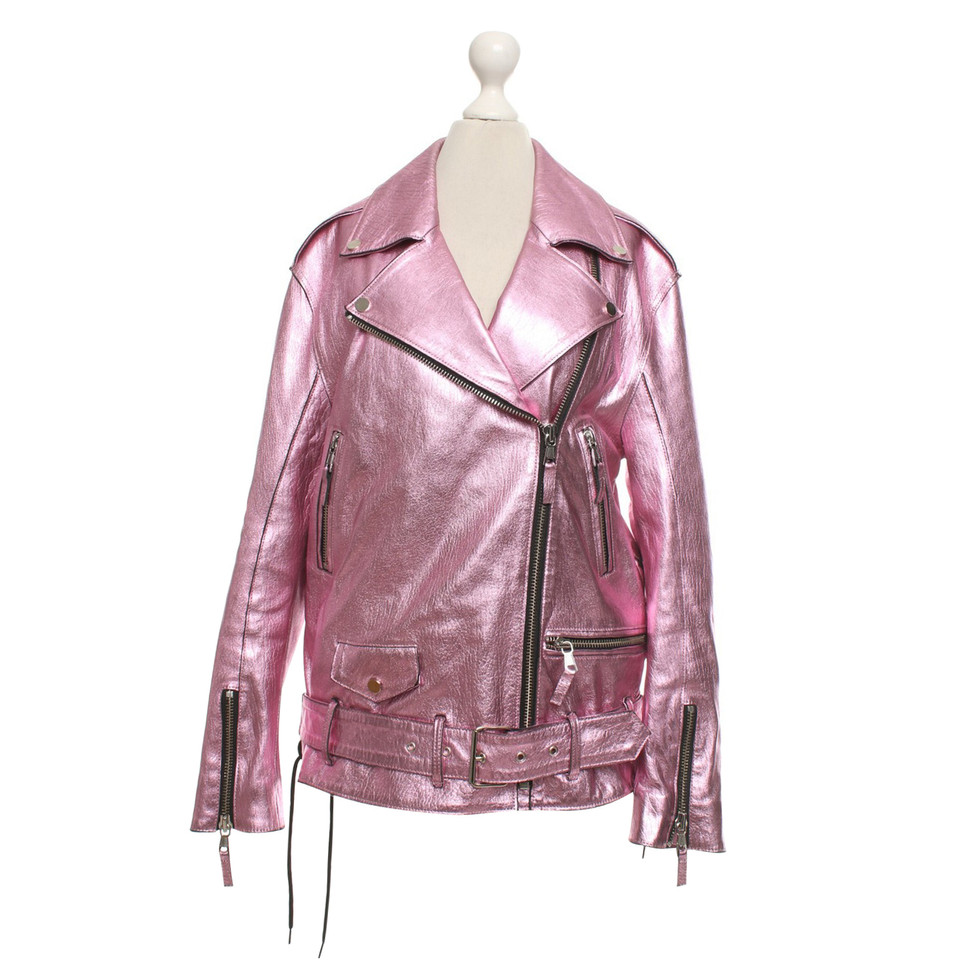 Filles A Papa leather jacket