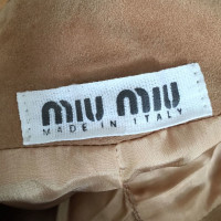 Miu Miu Wildleder-Hose