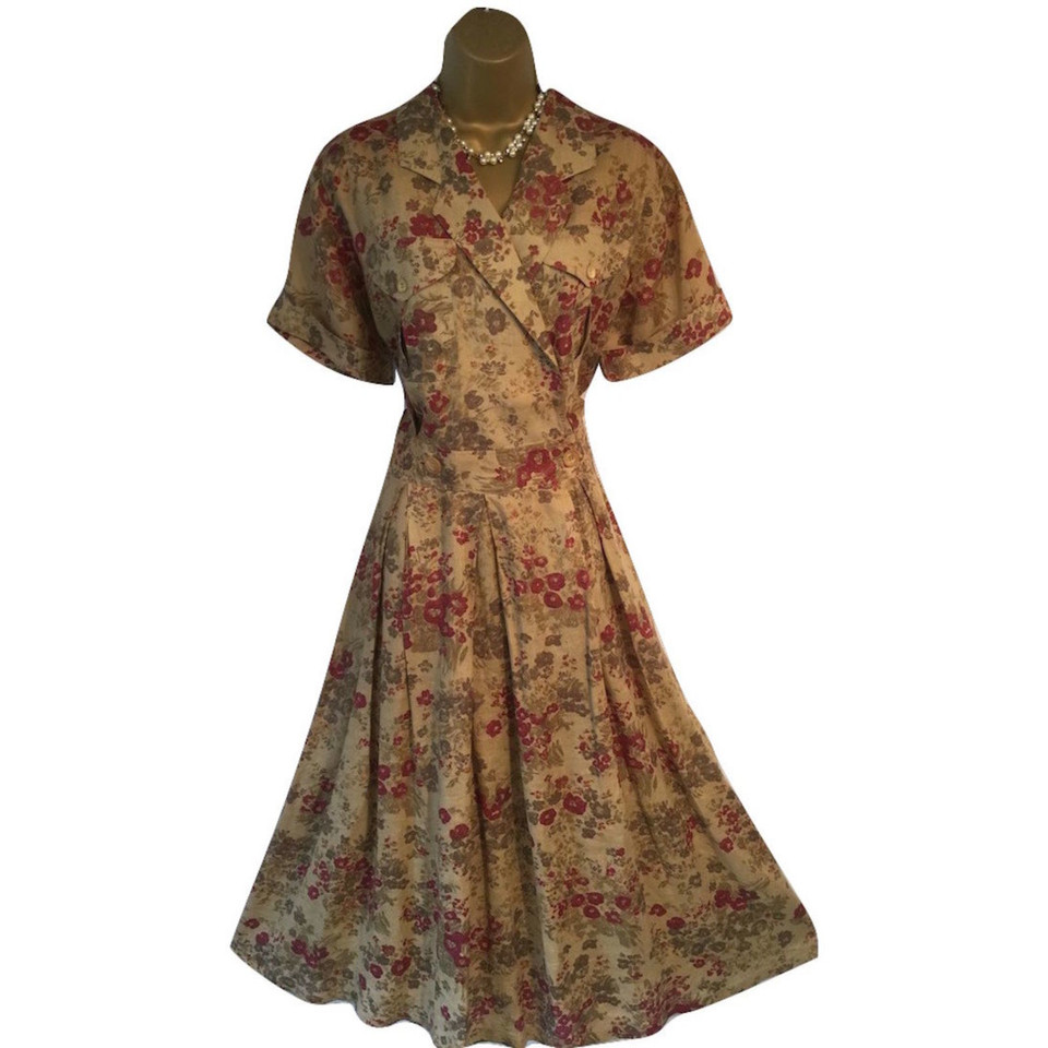 Mulberry Dress with pattern